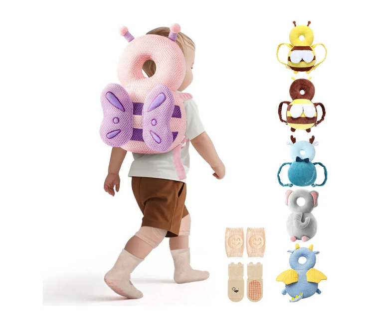Foto 1 | Casco Para Bebe Antigolpes Gorro Protector Acolchada Cabeza