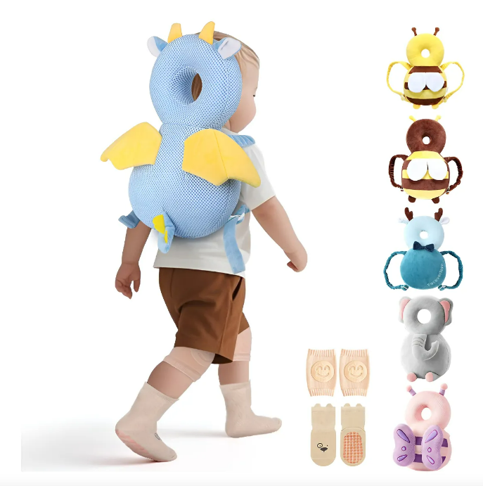 Foto 1 | Casco Para Bebe Antigolpes Gorro Protector Acolchada Cabeza