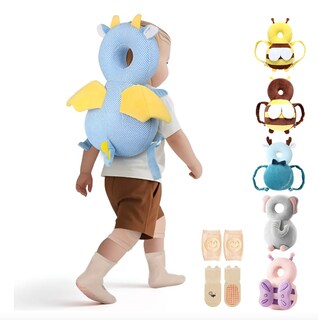Foto 1 | Casco Para Bebe Antigolpes Gorro Protector Acolchada Cabeza