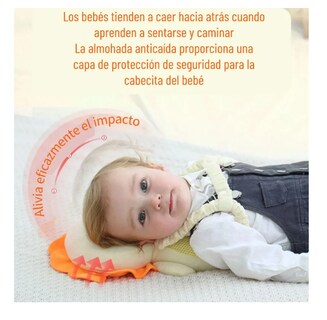Foto 2 | Casco Para Bebe Antigolpes Gorro Protector Cabeza Acolchada