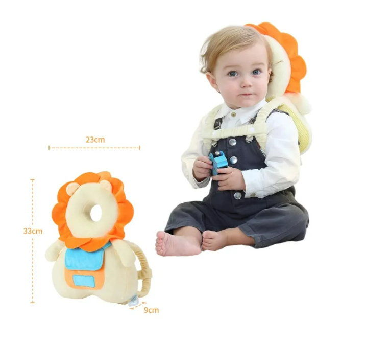Foto 3 | Casco Para Bebe Antigolpes Gorro Protector Cabeza Acolchada