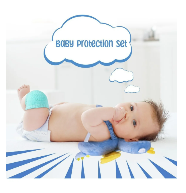 Foto 3 | Casco Para Bebe Antigolpes Gorro Protector Cabeza Acolchada