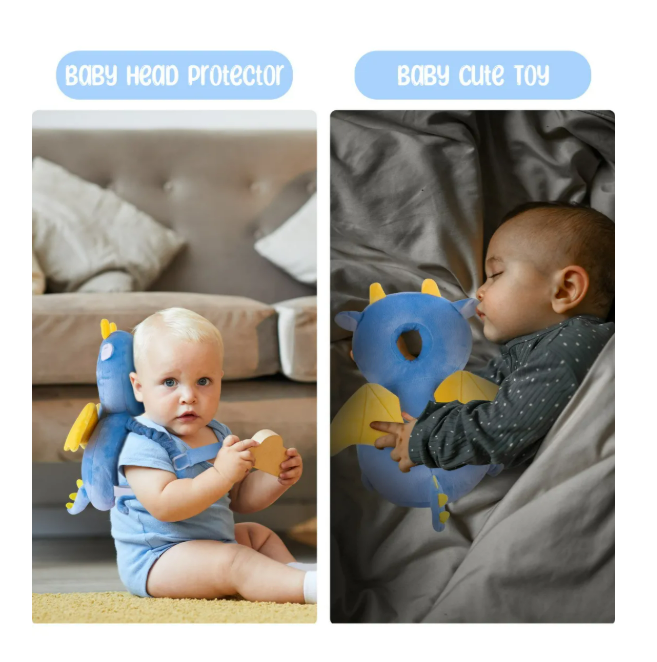 Foto 5 pulgar | Casco Para Bebe Antigolpes Gorro Protector Cabeza Acolchada