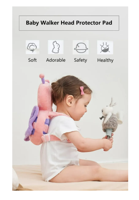 Foto 3 pulgar | Casco Para Bebe Antigolpes Gorro Protector Cabeza Acolchada