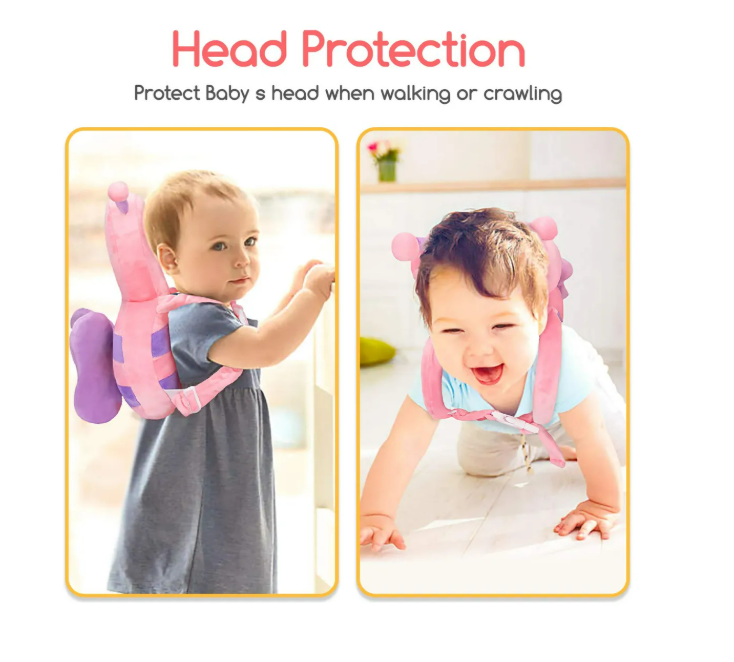 Foto 3 | Casco Para Bebe Antigolpes Gorro Protector Cabeza Acolchada