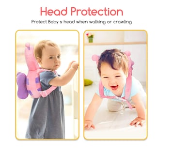 Foto 3 | Casco Para Bebe Antigolpes Gorro Protector Cabeza Acolchada