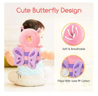 Foto 4 | Casco Para Bebe Antigolpes Gorro Protector Cabeza Acolchada