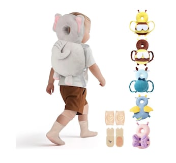 Foto 1 | Casco Para Bebe Antigolpes Gorro Protector Acolchada Cabeza