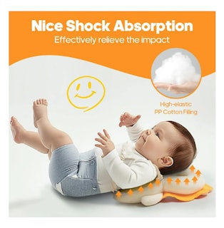 Foto 4 | Casco Para Bebe Antigolpes Gorro Protector Cabeza Acolchada León