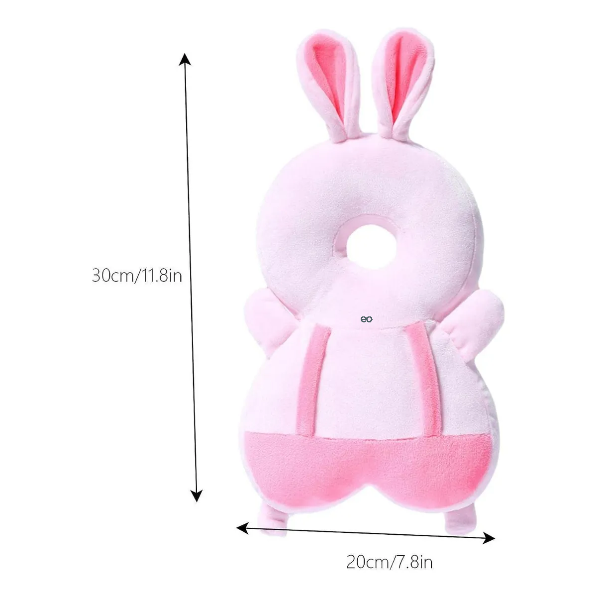 Foto 3 pulgar | Casco Para Bebe Gorro Mochila Protector Cabeza Acolchada Conejo Eo Safe Imports Esi-21262  Rosa
