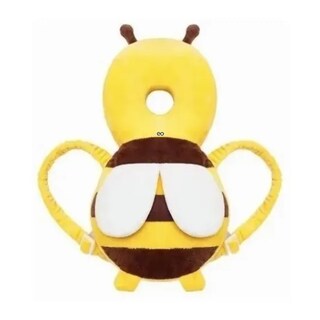 Foto 1 | Casco Para Bebe Antigolpes Gorro Protector Cabeza Acolchada Abejita Peluche Eo Safe Imports Esi-21255 Amarillo