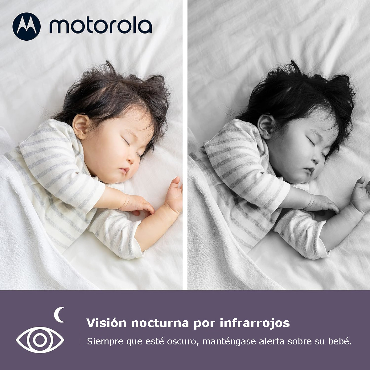 Foto 5 pulgar | Monitor para Bebé Motorola Wifi con Pantalla 4.3'' 2 Vías
