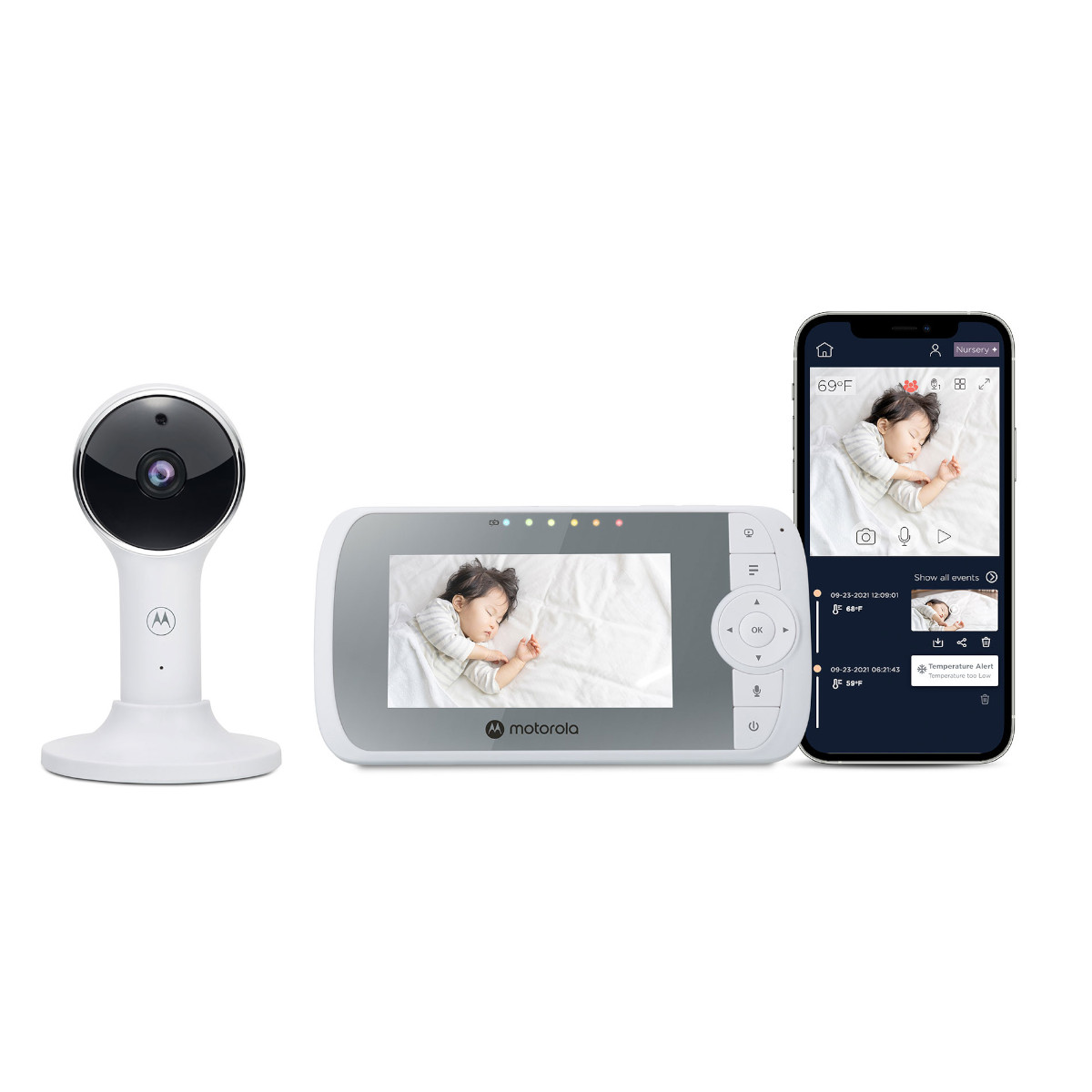 Foto 9 pulgar | Monitor para Bebé Motorola Wifi con Pantalla 4.3'' 2 Vías