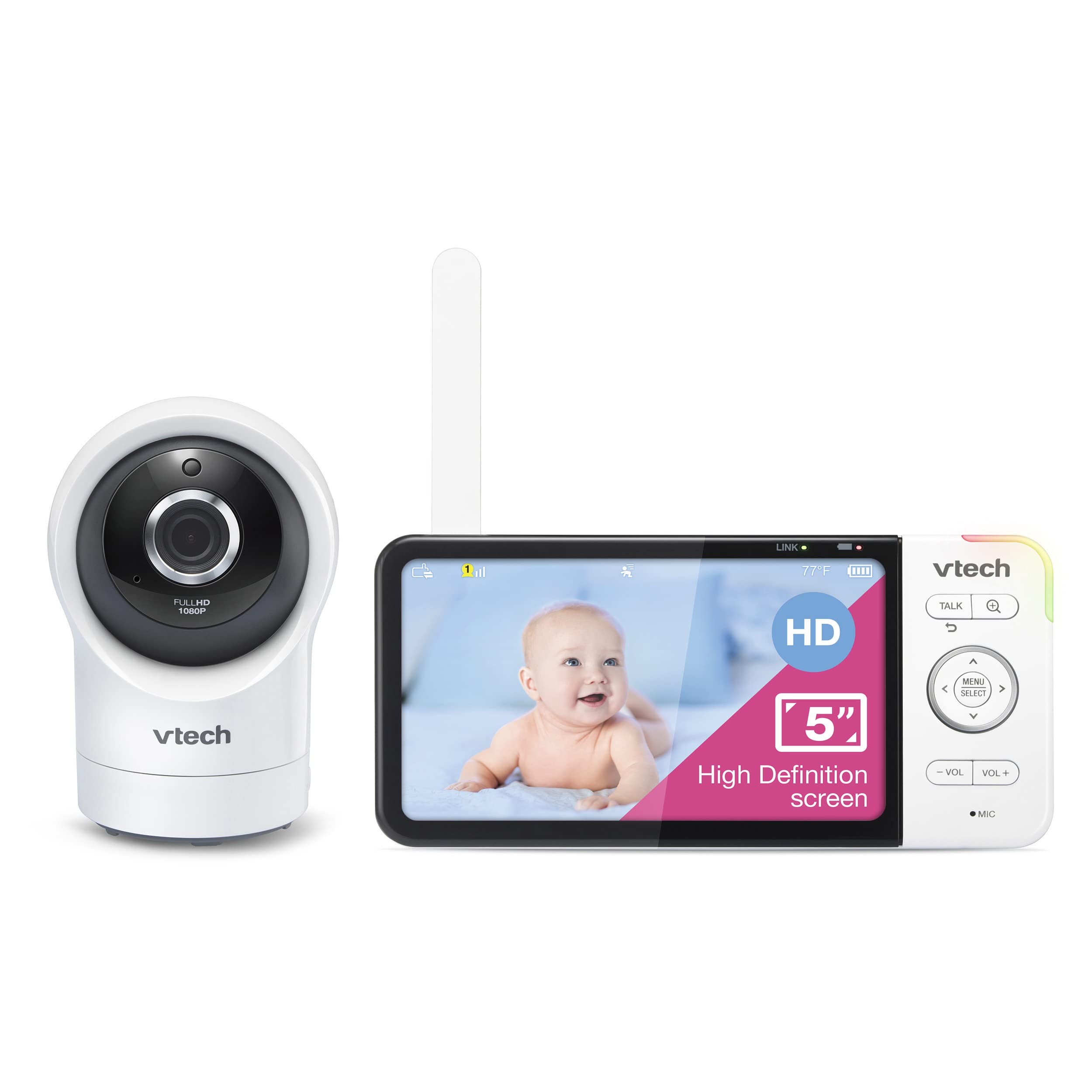 Monitor Para Bebés Vtech Rm5764hd 1080p Con Acceso Remoto Wifi Inteligente - Venta Internacional.