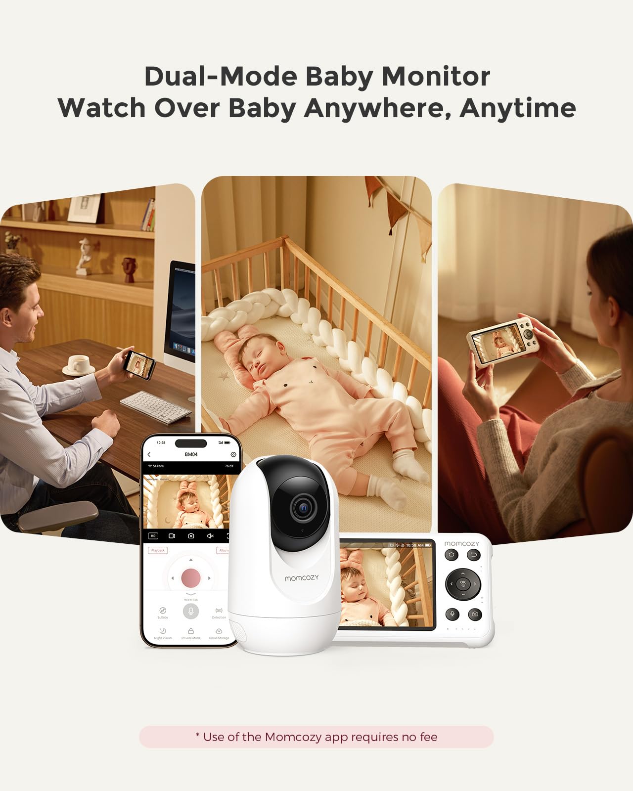 Foto 3 pulgar | Monitor Momcozy con Wifi de 1080p-Venta Internacional