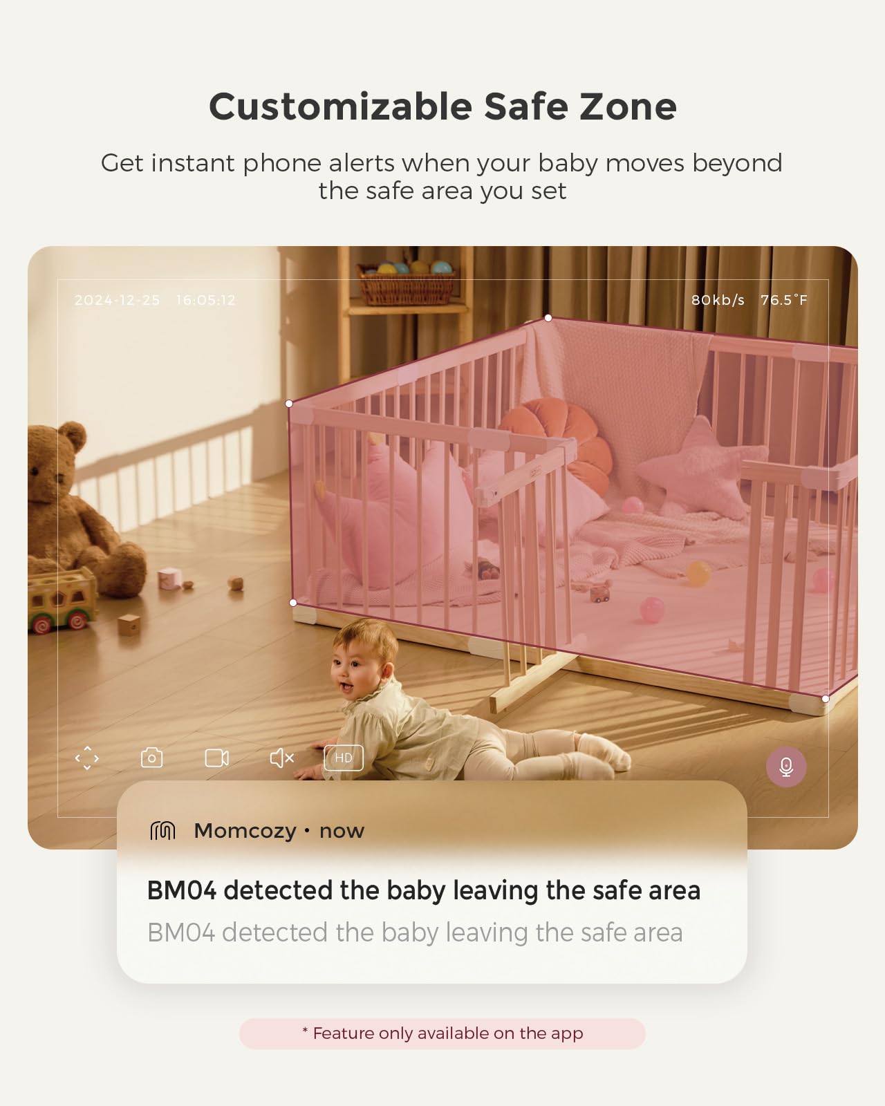 Foto 5 pulgar | Monitor Momcozy con Wifi de 1080p-Venta Internacional