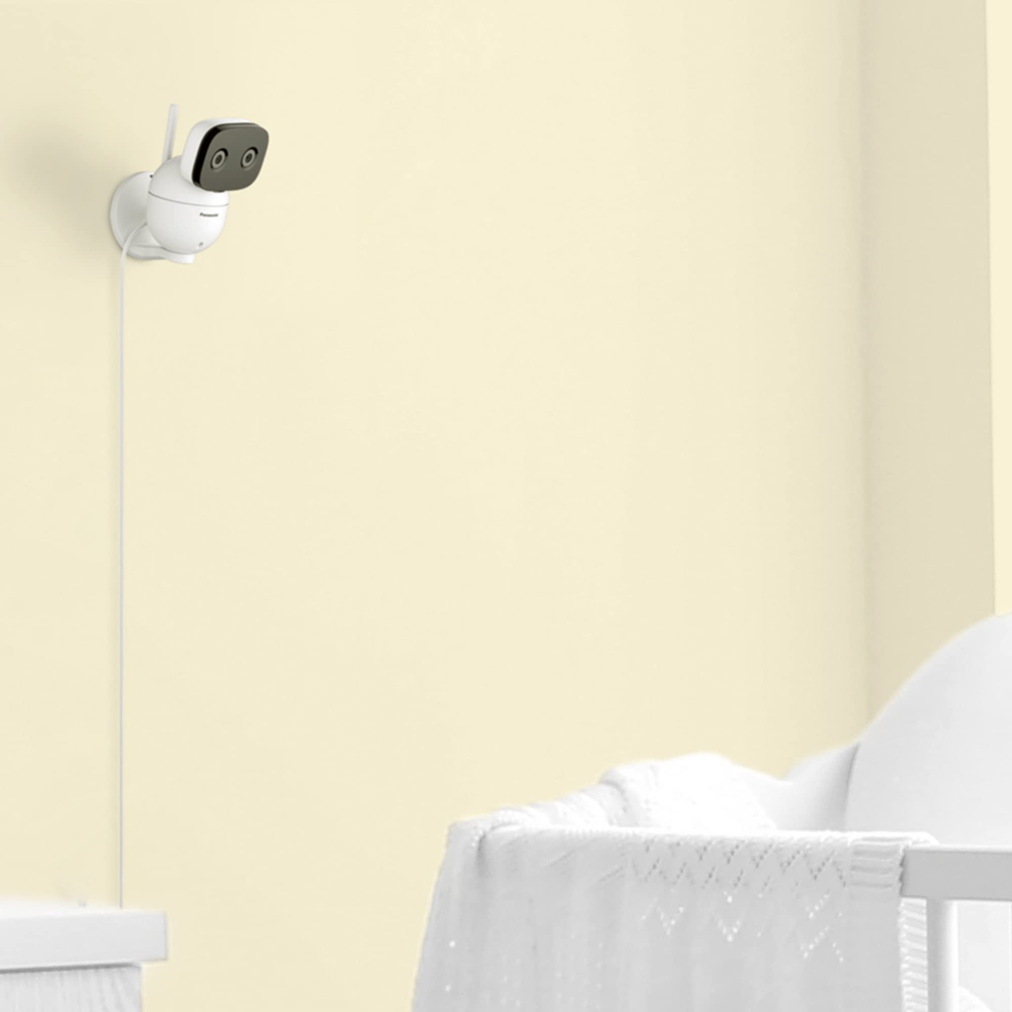 Foto 7 pulgar | Cámara de Vídeo para Bebés Panasonic Kx-hnc301w Mando a Distancia - Venta Internacional