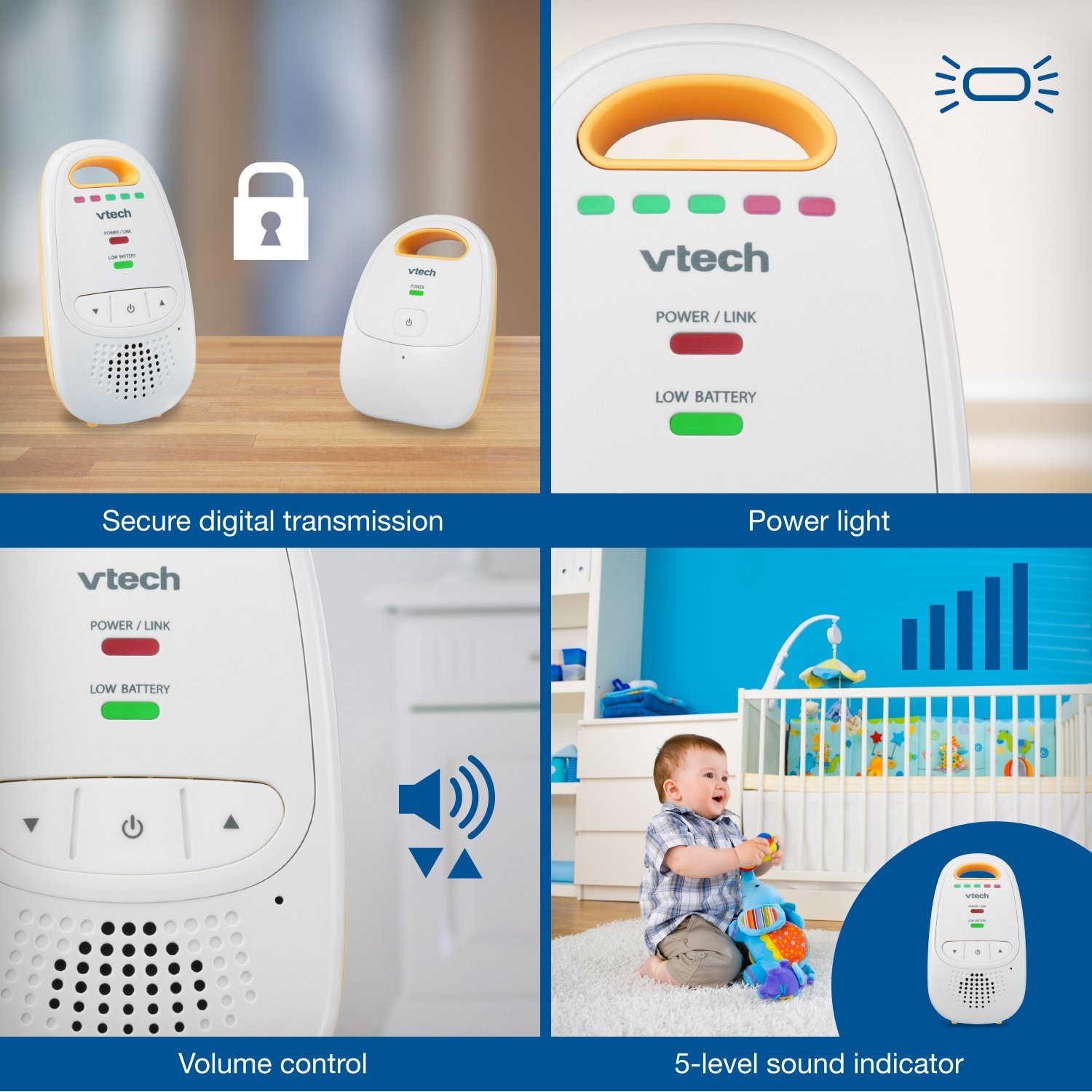 Foto 6 pulgar | Batería Recargable Mejorada De Audio Baby Monitor Vtech - Venta Internacional.