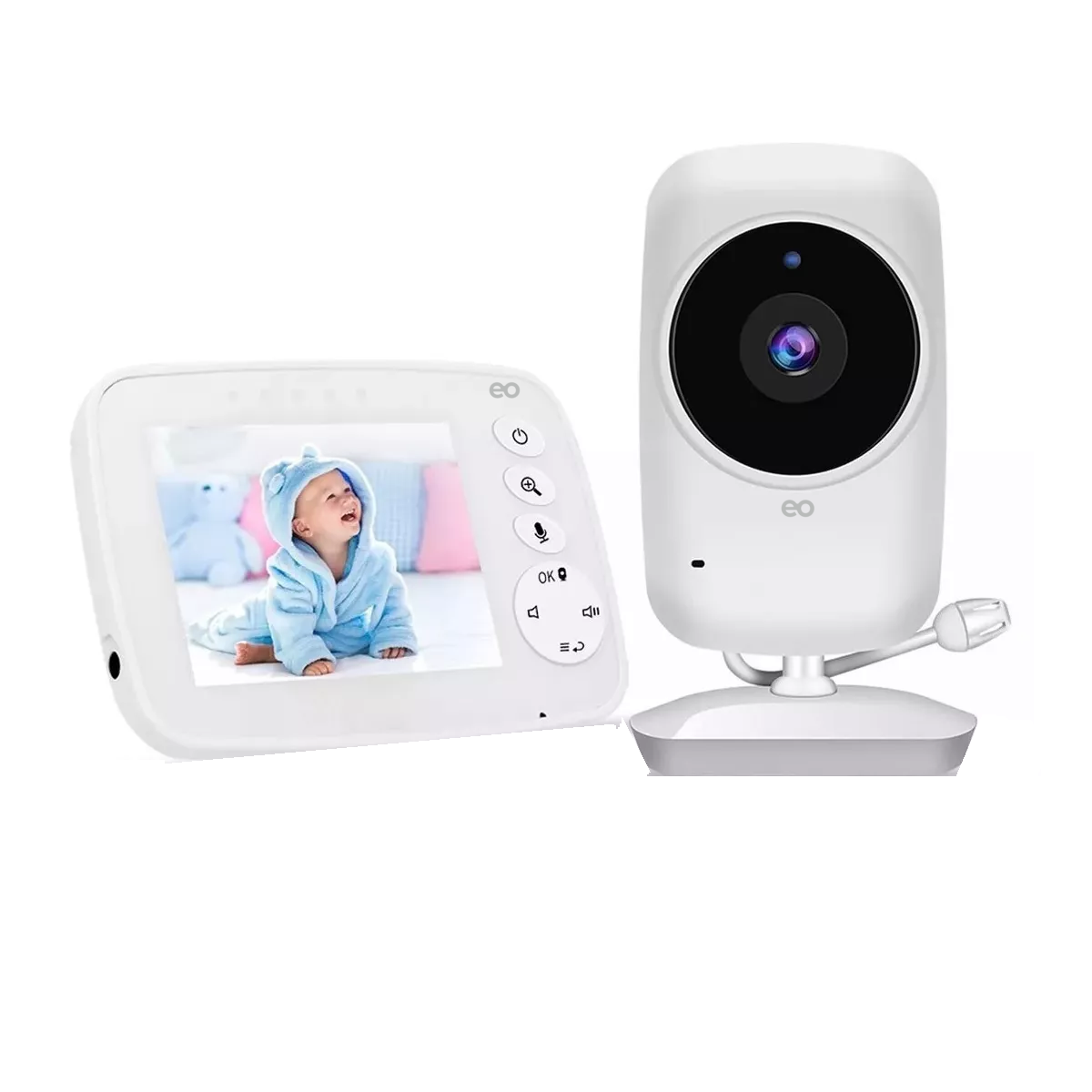 Foto 1 | Monitor De Video Para Bebés Con Cámara De Visión Nocturna Eo Safe Imports Esi-9709-1 Blanco