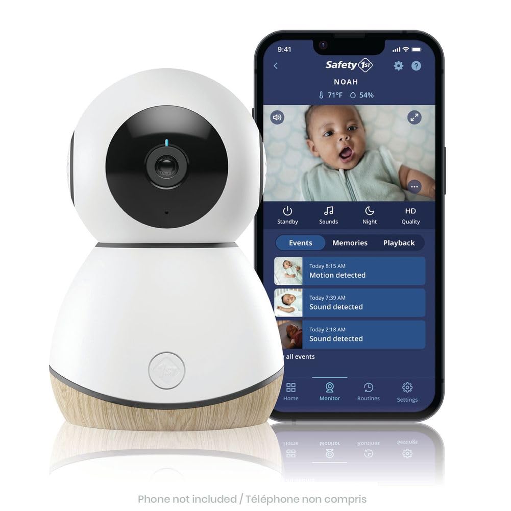 Foto 2 pulgar | Monitor Para Bebés Safety 1st 360° Smart 1080p Hd Con Ptz Y Detección De Llantos - Venta Internacional.