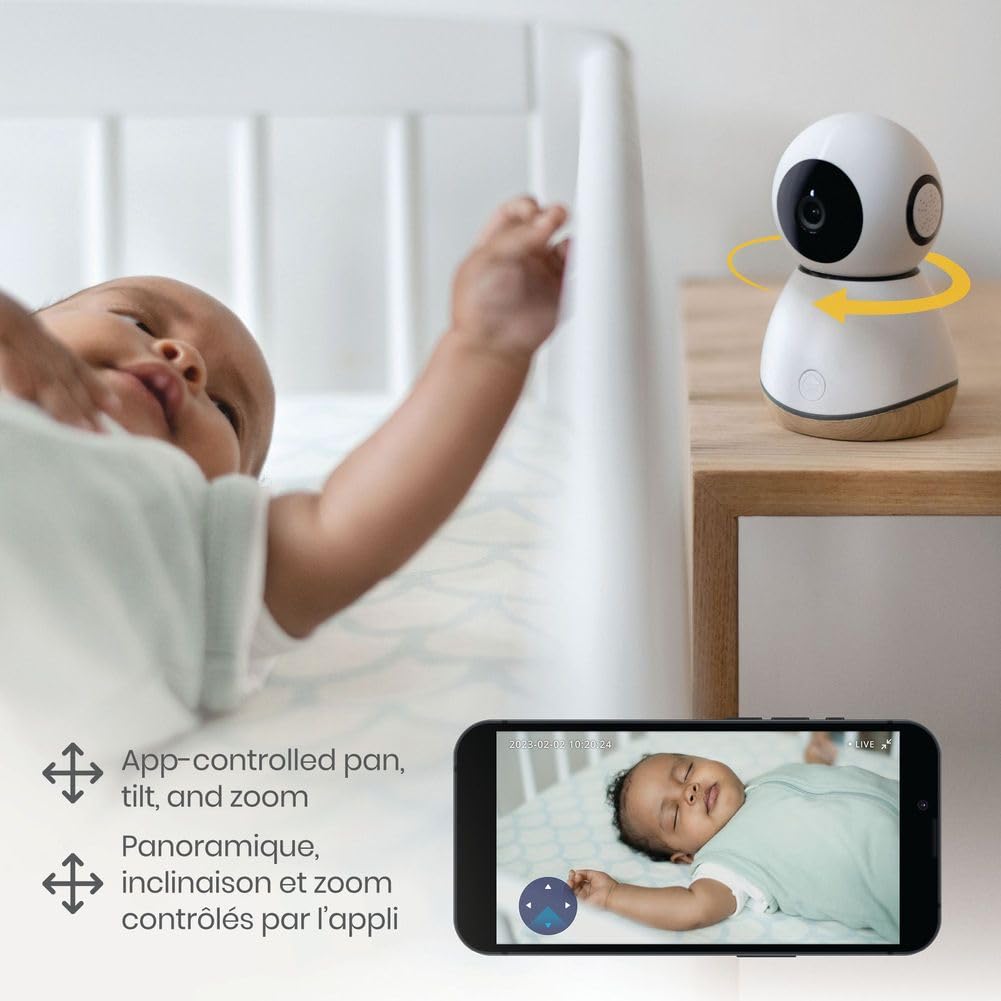 Foto 6 pulgar | Monitor Para Bebés Safety 1st 360° Smart 1080p Hd Con Ptz Y Detección De Llantos - Venta Internacional.