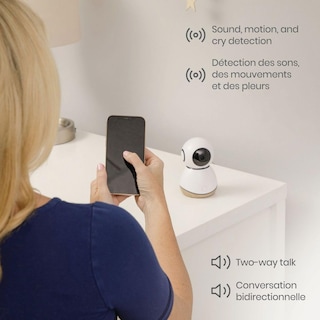 Foto 6 | Monitor Para Bebés Safety 1st 360° Smart 1080p Hd Con Ptz Y Detección De Llantos - Venta Internacional.