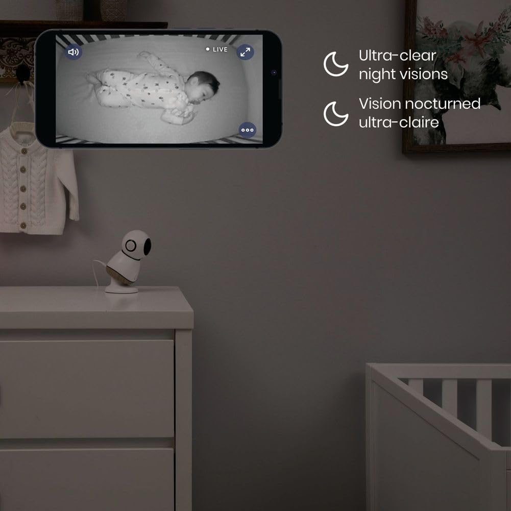 Foto 8 pulgar | Monitor Para Bebés Safety 1st 360° Smart 1080p Hd Con Ptz Y Detección De Llantos - Venta Internacional.