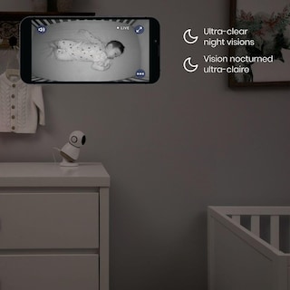 Foto 7 | Monitor Para Bebés Safety 1st 360° Smart 1080p Hd Con Ptz Y Detección De Llantos - Venta Internacional.