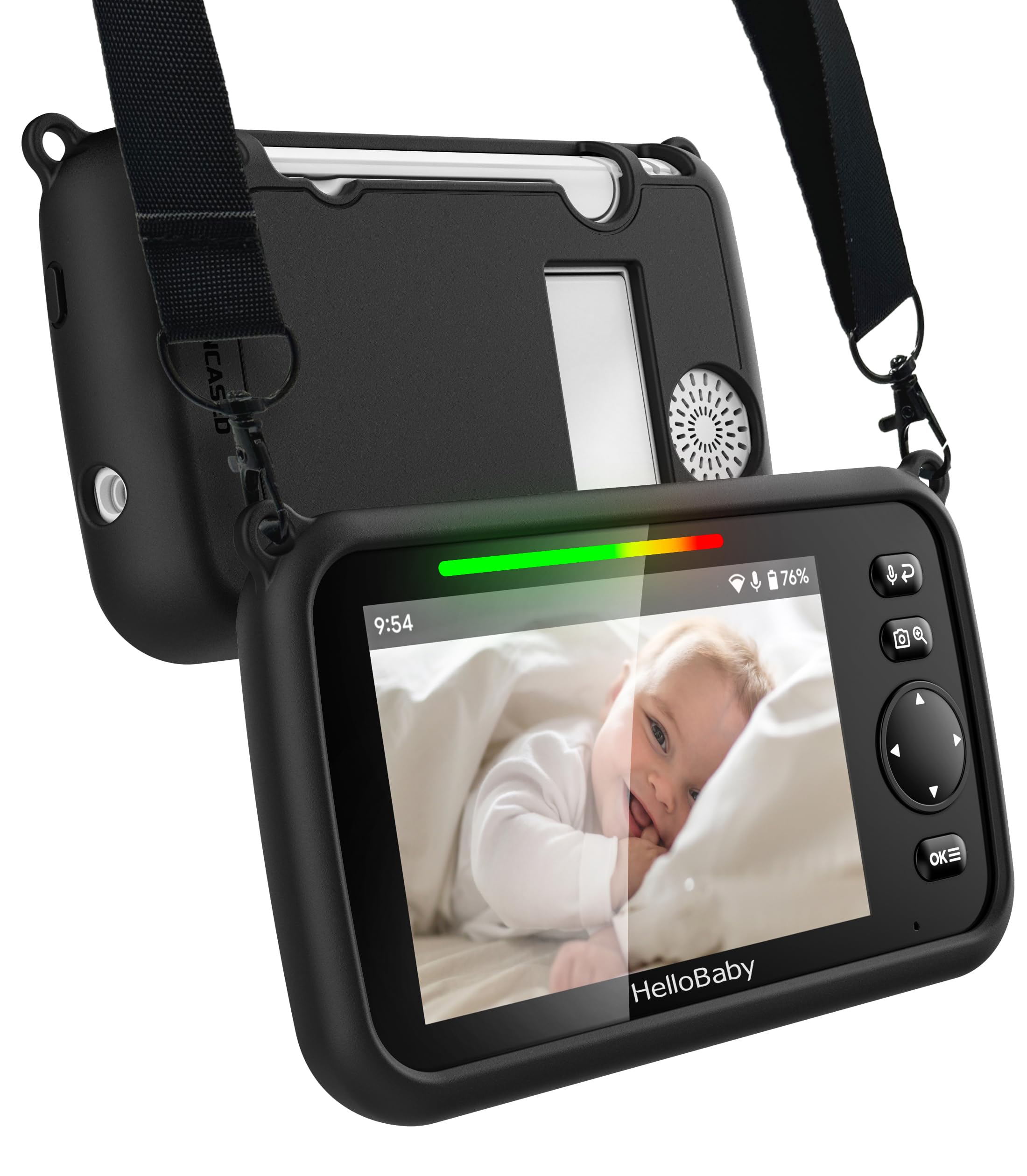 Foto 2 pulgar | Funda Protectora Hellobaby Monitor Hb6550 con Correa - Venta Internacional
