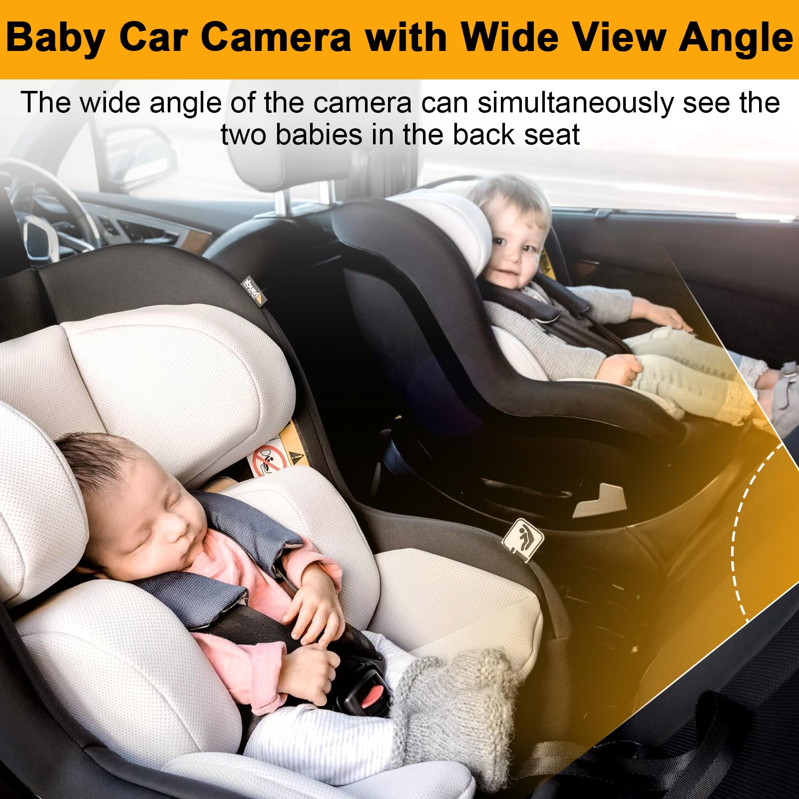 Foto 5 pulgar | Cámara De Coche Para Bebés Yakry Y60 Hd 1080p Con Visión Diurna Y Nocturna - Venta Internacional.