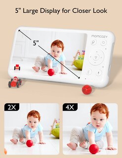 Foto 4 | Monitor de 5 Pulgadas Momcozy 2 Piezas-Venta Internacional