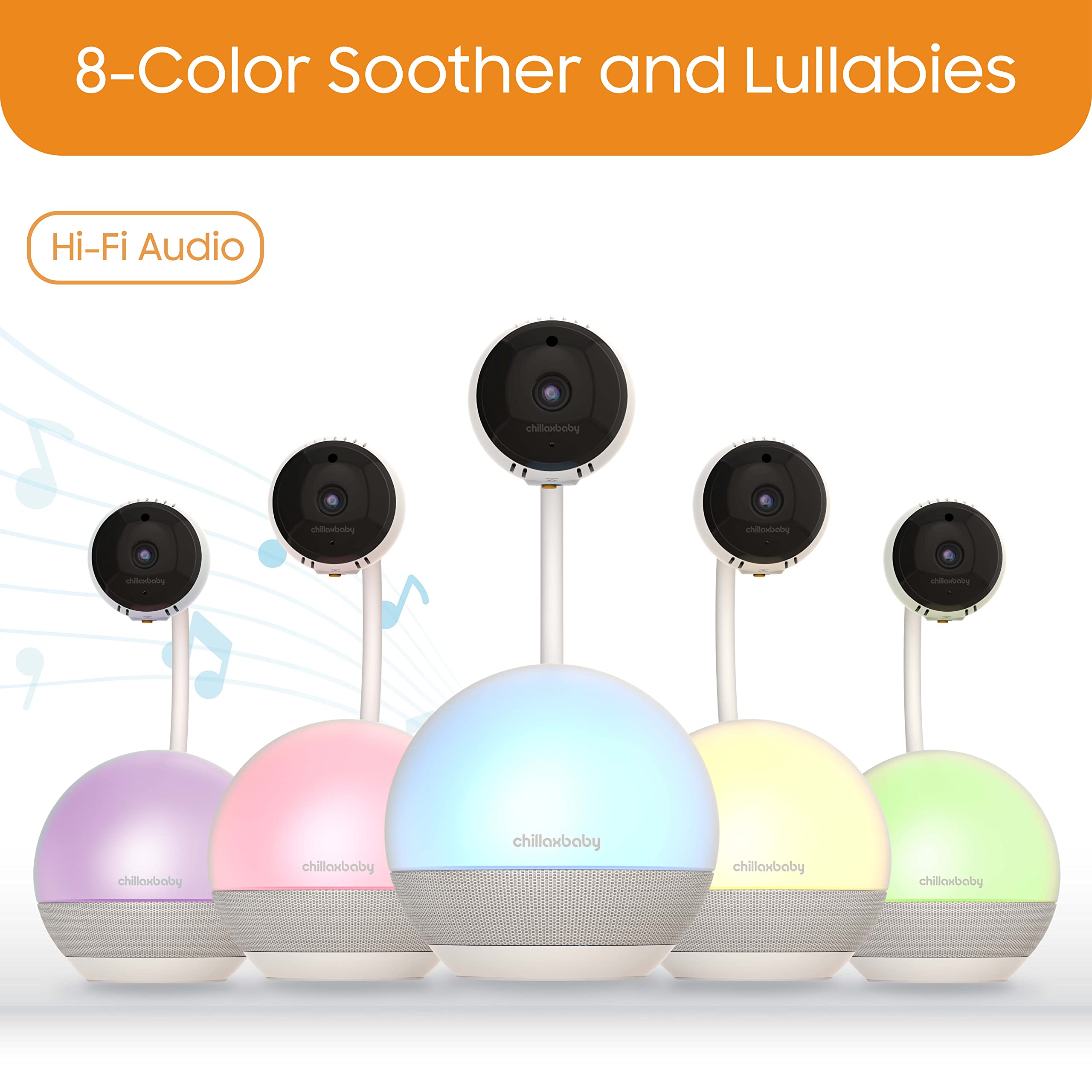 Foto 4 pulgar | Monitor Inteligente Para Bebés Chillax Dm600 Baby Mood Lite Con Luz Nocturna - Venta Internacional.