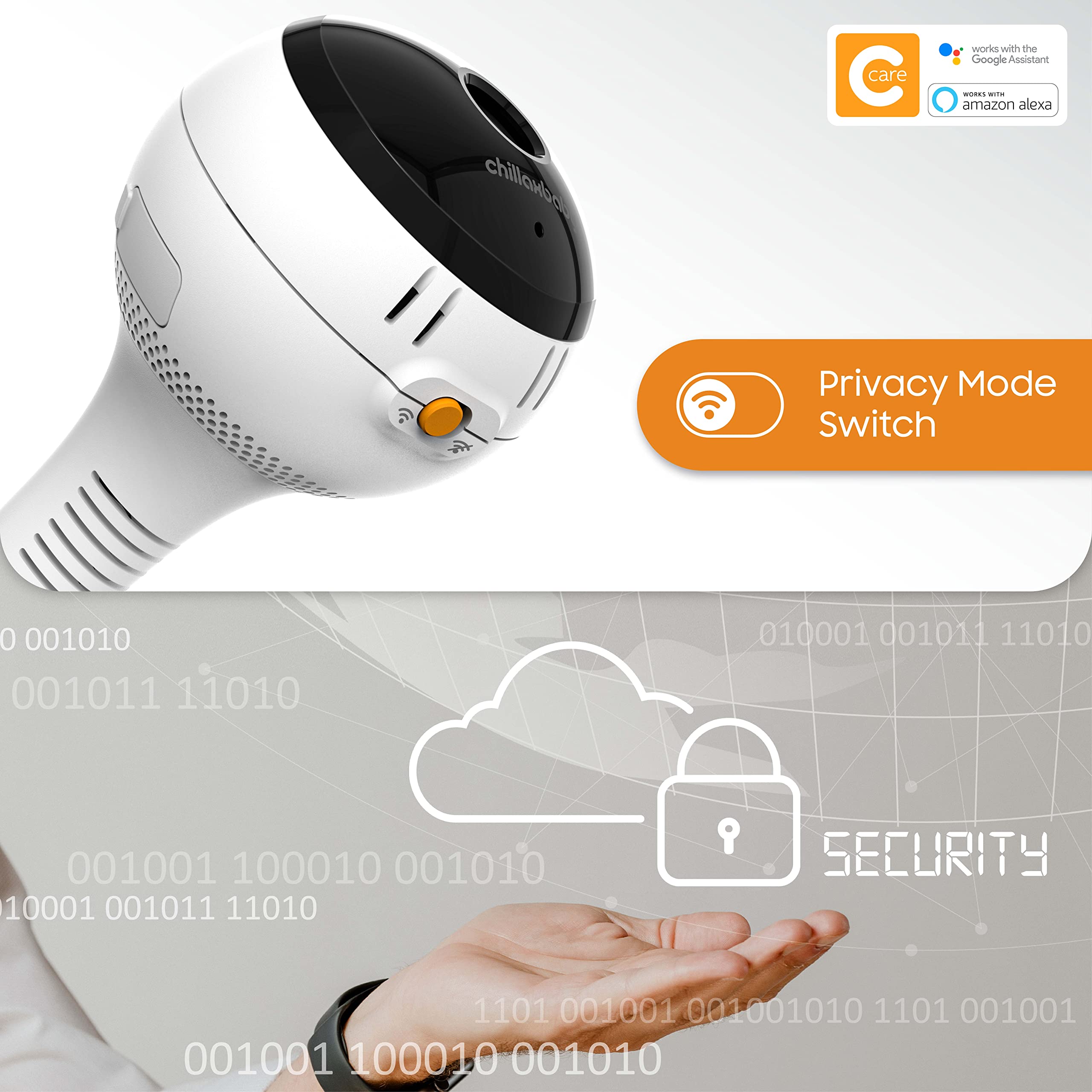 Foto 7 pulgar | Monitor Inteligente Para Bebés Chillax Dm600 Baby Mood Lite Con Luz Nocturna - Venta Internacional.