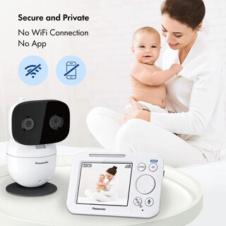 Foto 5 | Monitor Para Bebés Panasonic Kx-hn4101w Con Cámara De Vídeo En Color De 3,5 Pulgadas - Venta Internacional.