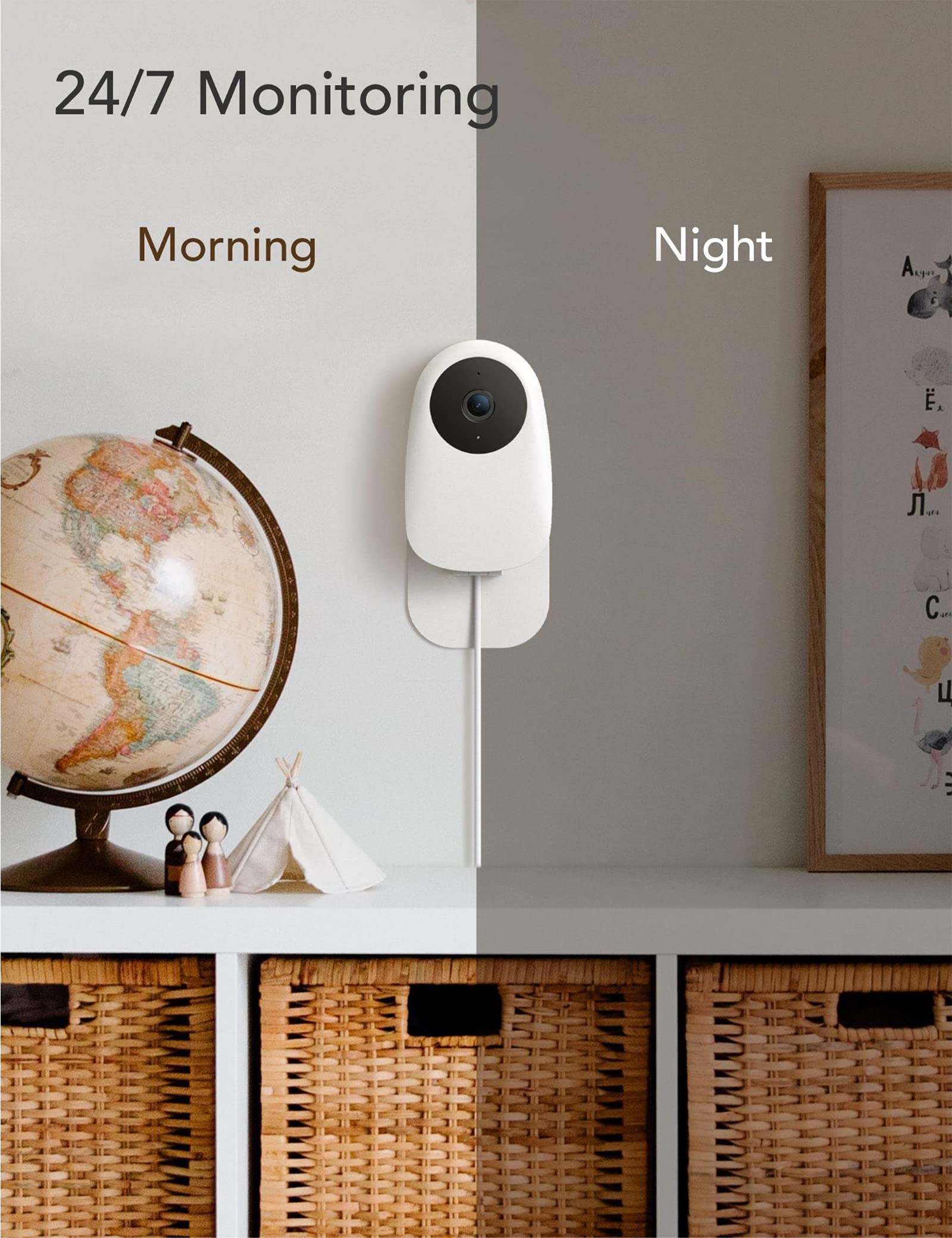 Foto 4 pulgar | Baby Monitor Nooie, Paquete De 2 Unidades, Vídeo Wifi 1080p Hd, Visión Nocturna - Venta Internacional.