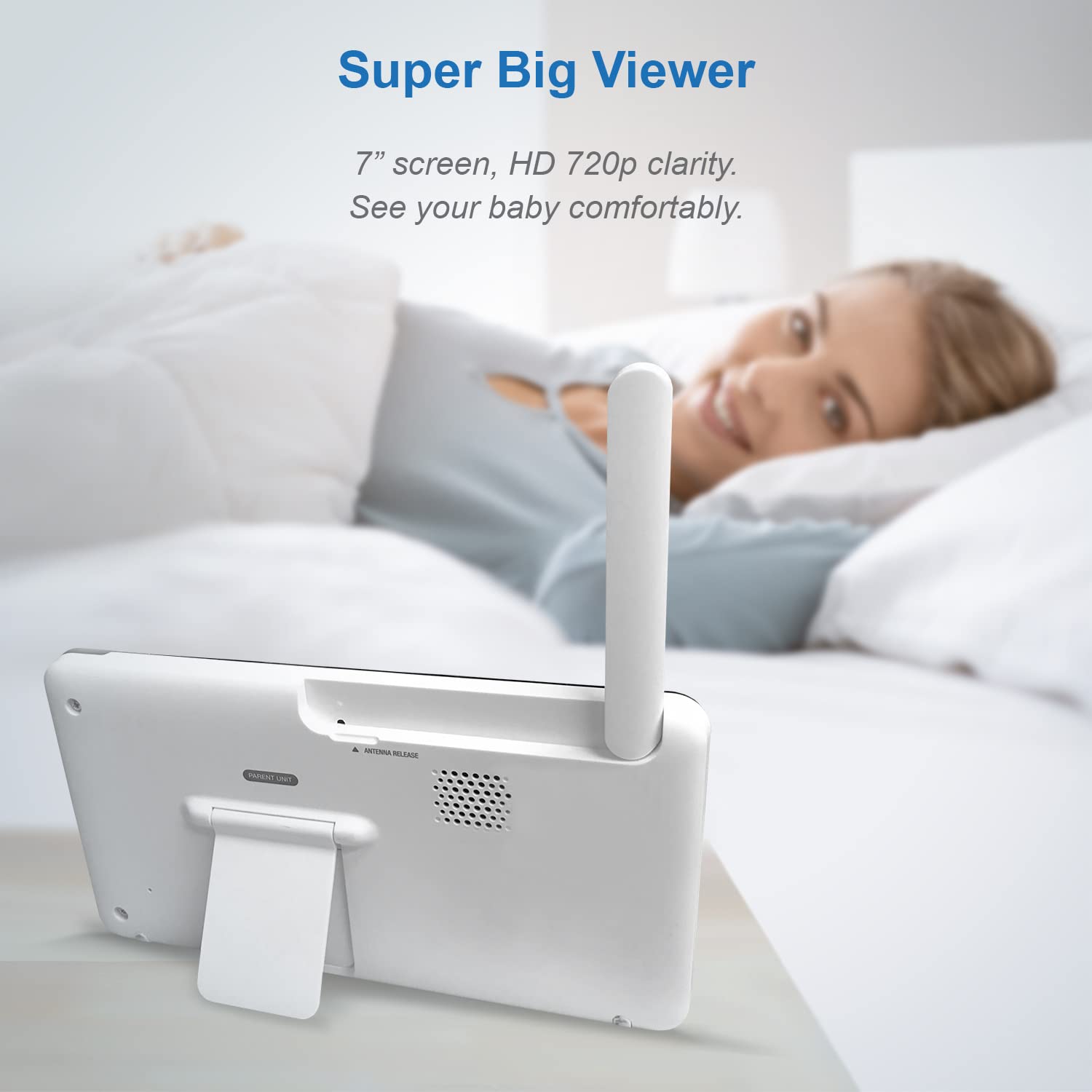 Foto 3 pulgar | Monitor Para Bebés Vtech Rm7764hd 1080p Wifi 360° Pan&tilt 7» Hd - Venta Internacional.