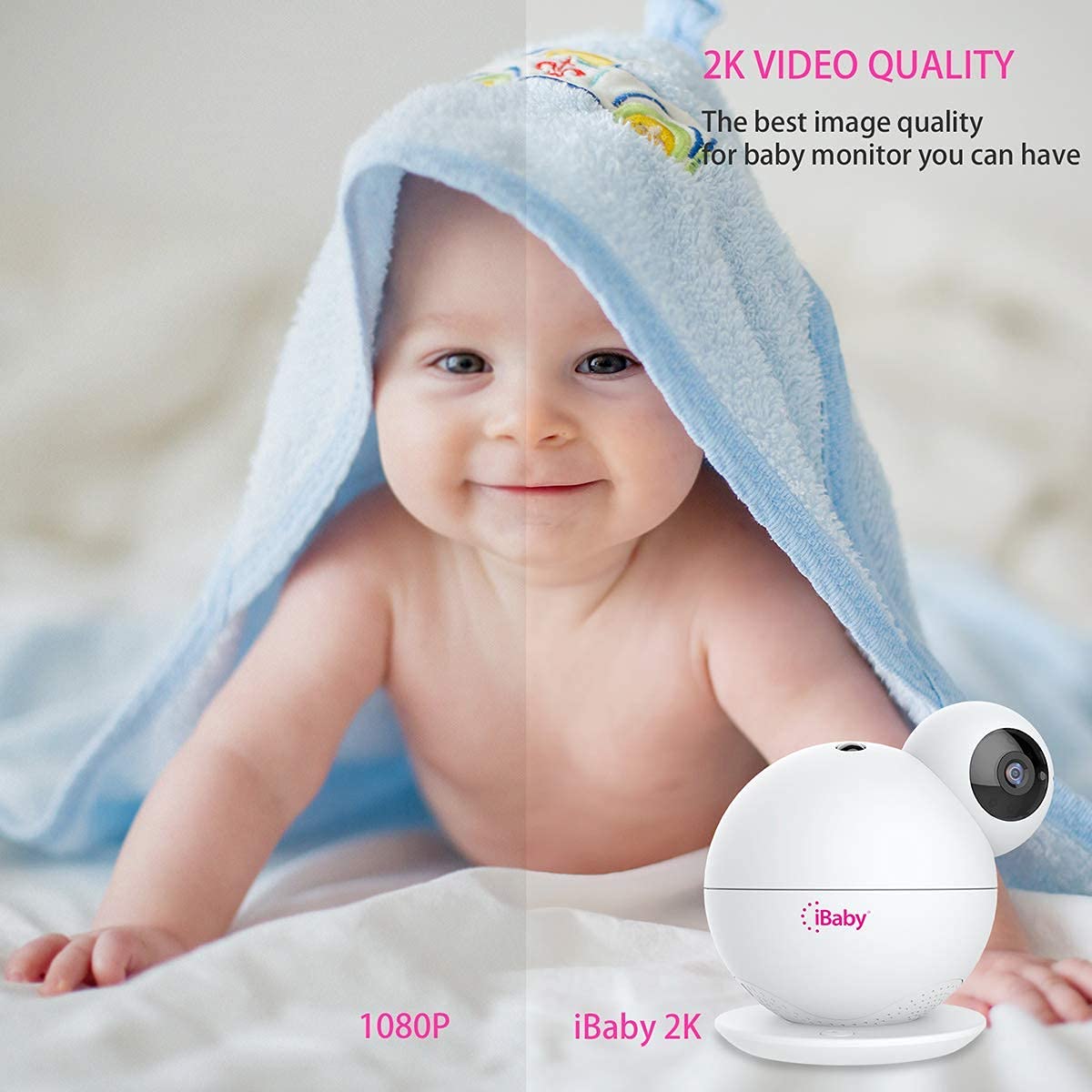 Foto 4 | Monitor Inteligente Para Bebés Ibaby M8 2k Con Proyector Moonlight - Venta Internacional.