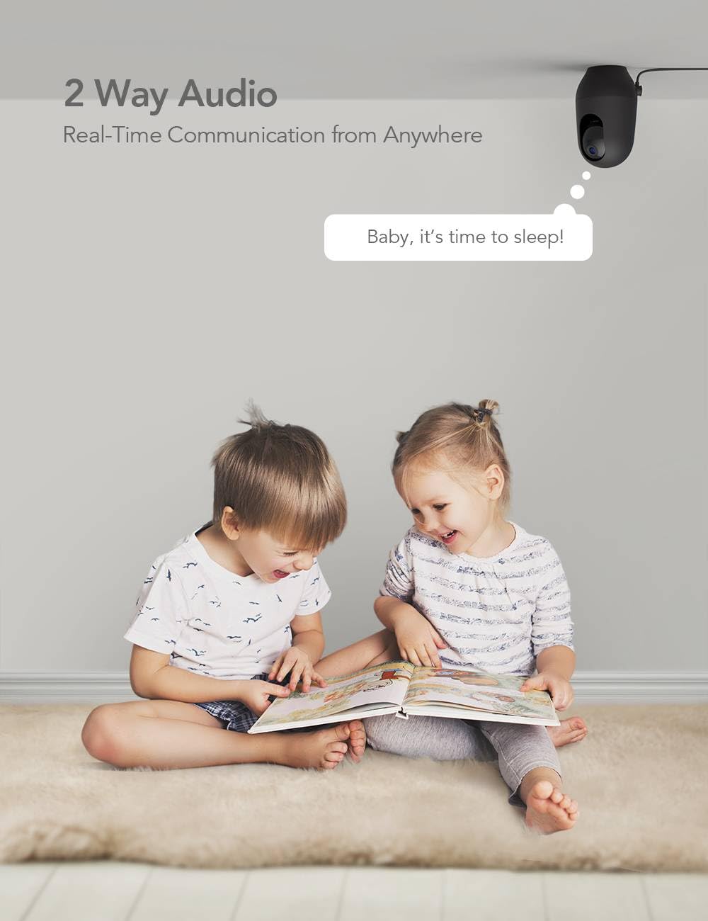 Foto 2 | Cámara Baby Monitor Nooie 360 Wifi 2k Con Seguimiento De Movimiento - Venta Internacional.