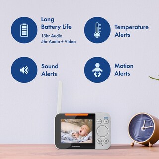 Foto 6 | Monitor Para Bebés Panasonic Kx-hn4001w Con Cámara Y Pantalla Lcd De 3.5 Pulgadas - Venta Internacional.