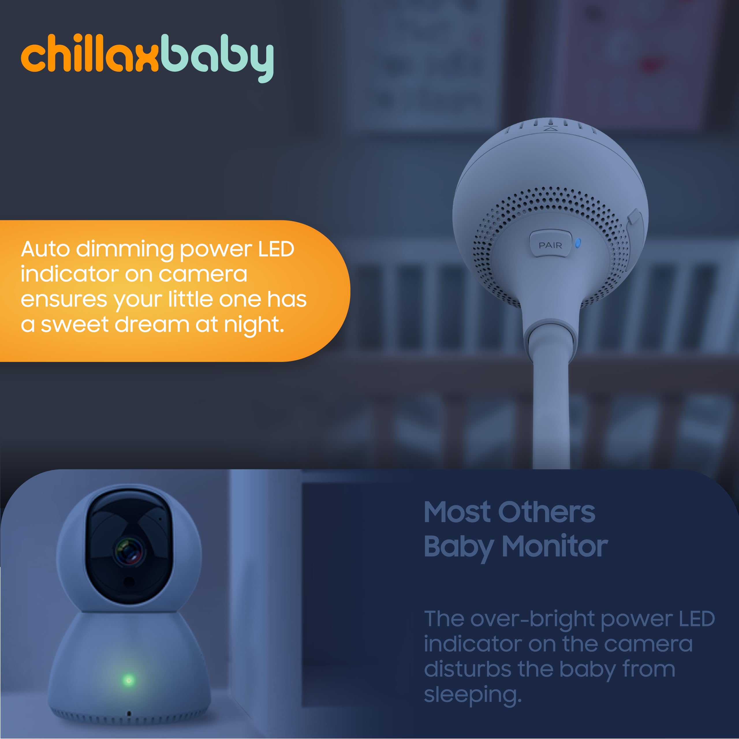 Foto 3 pulgar | Monitor Portátil Para Bebés Chillax Giraffe Pro Con Cámara Hd 1080p - Venta Internacional.