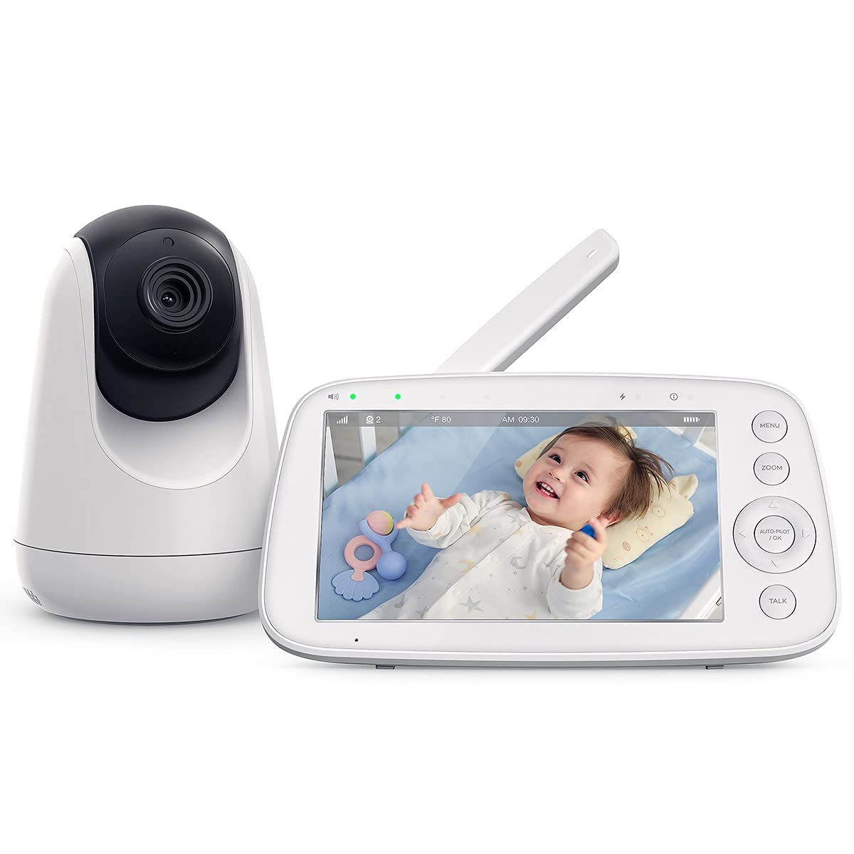 Foto 1 | Monitor De Vídeo Para Bebés Hipp 5 720p Con Cámara De Giro, Inclinación Y Zoom De 900 Pies - Venta Internacional.