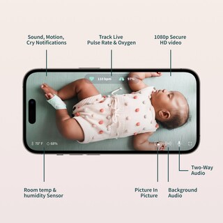 Foto 4 | Monitor Inteligente Para Bebés Owlet Dream Duo Con Dream Sock Y Owlet Cam - Venta Internacional.