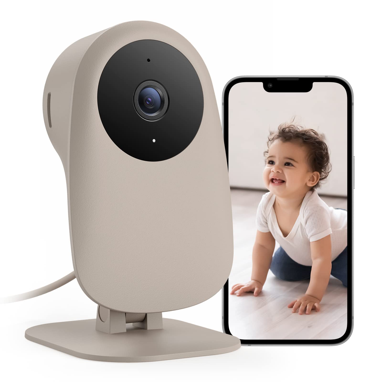 Foto 2 pulgar | Monitor Para Bebés Nooie Con Detección De Llanto, Visión Nocturna 1080p - Venta Internacional.