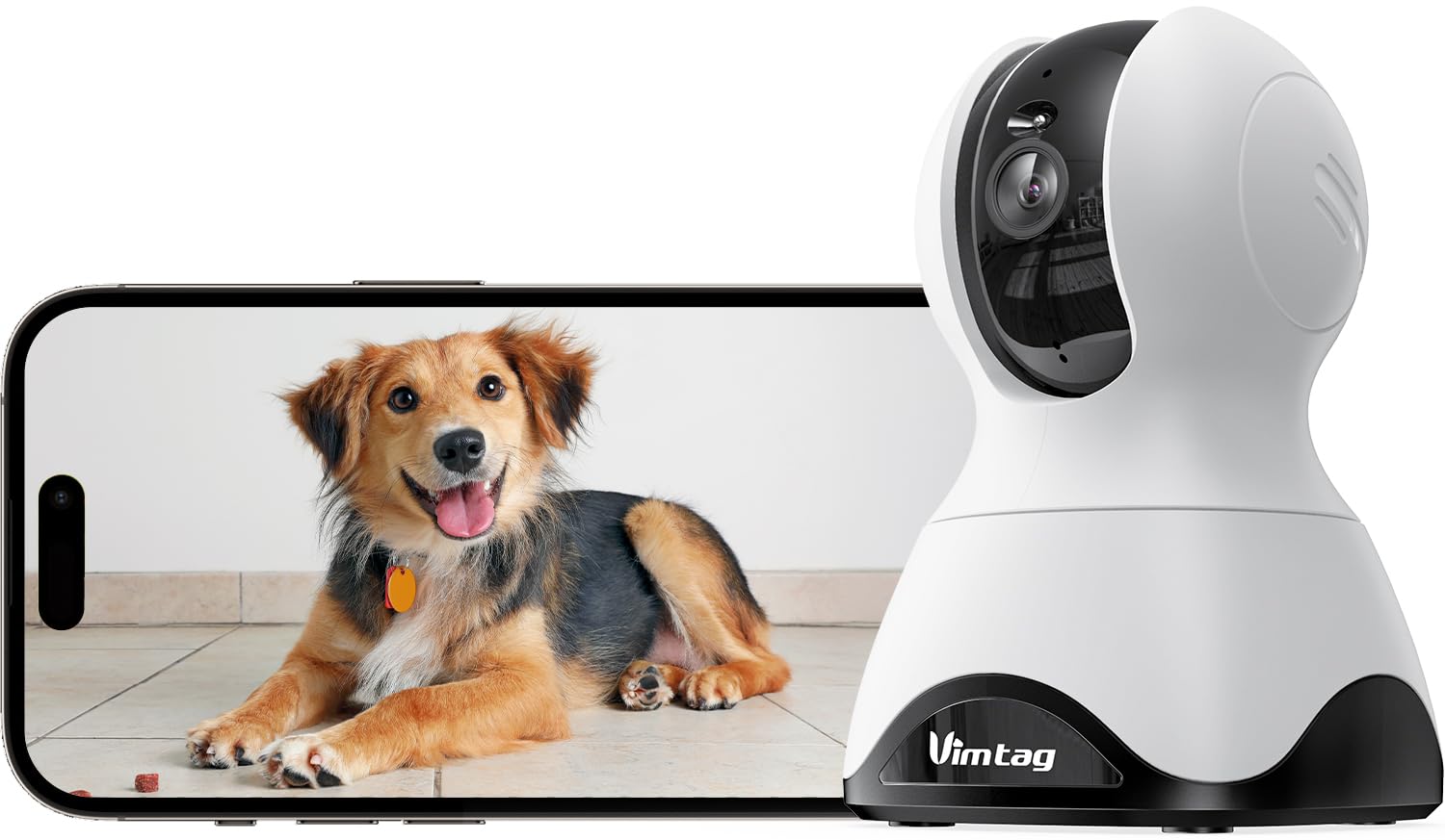 Cámara Interior Vimtag Con Resolución 2.5k  Visión De 360°  Wifi De 5 Ghz/2 4 Ghz - Venta Internacional. $1,073