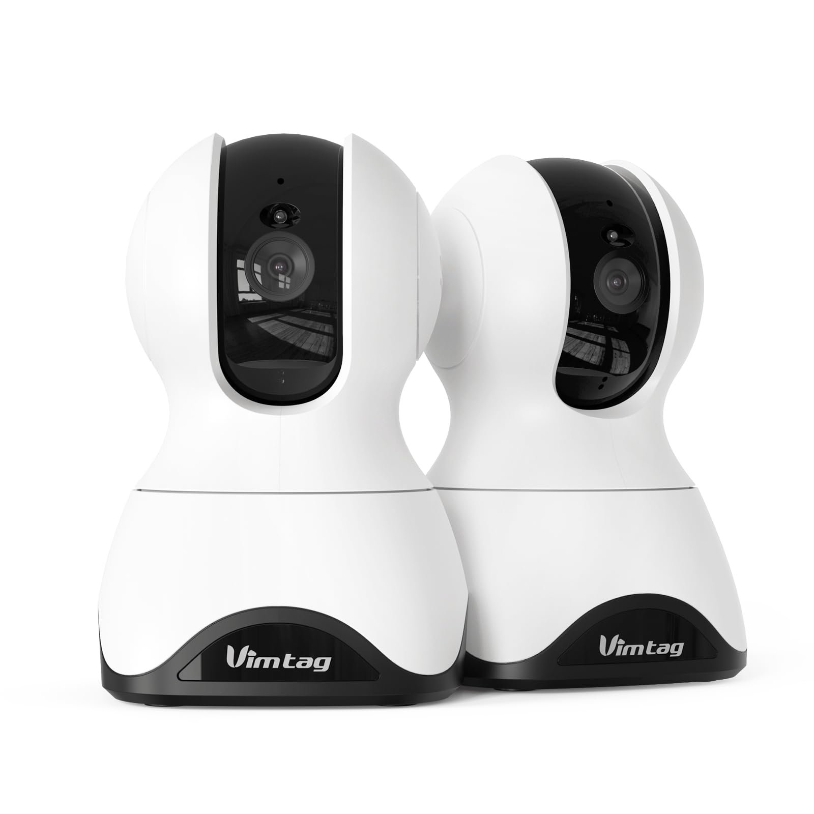 Paquete De 2 Cámaras Para Interiores Vimtag 2.5k Con Visión De 360° Y Visión Nocturna - Venta Internacional.