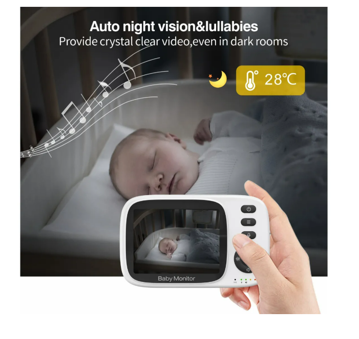 Foto 3 pulgar | Monitor para Bebe Inalámbrico Termometria
