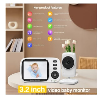 Foto 4 | Monitor para Bebe Inalámbrico Termometria