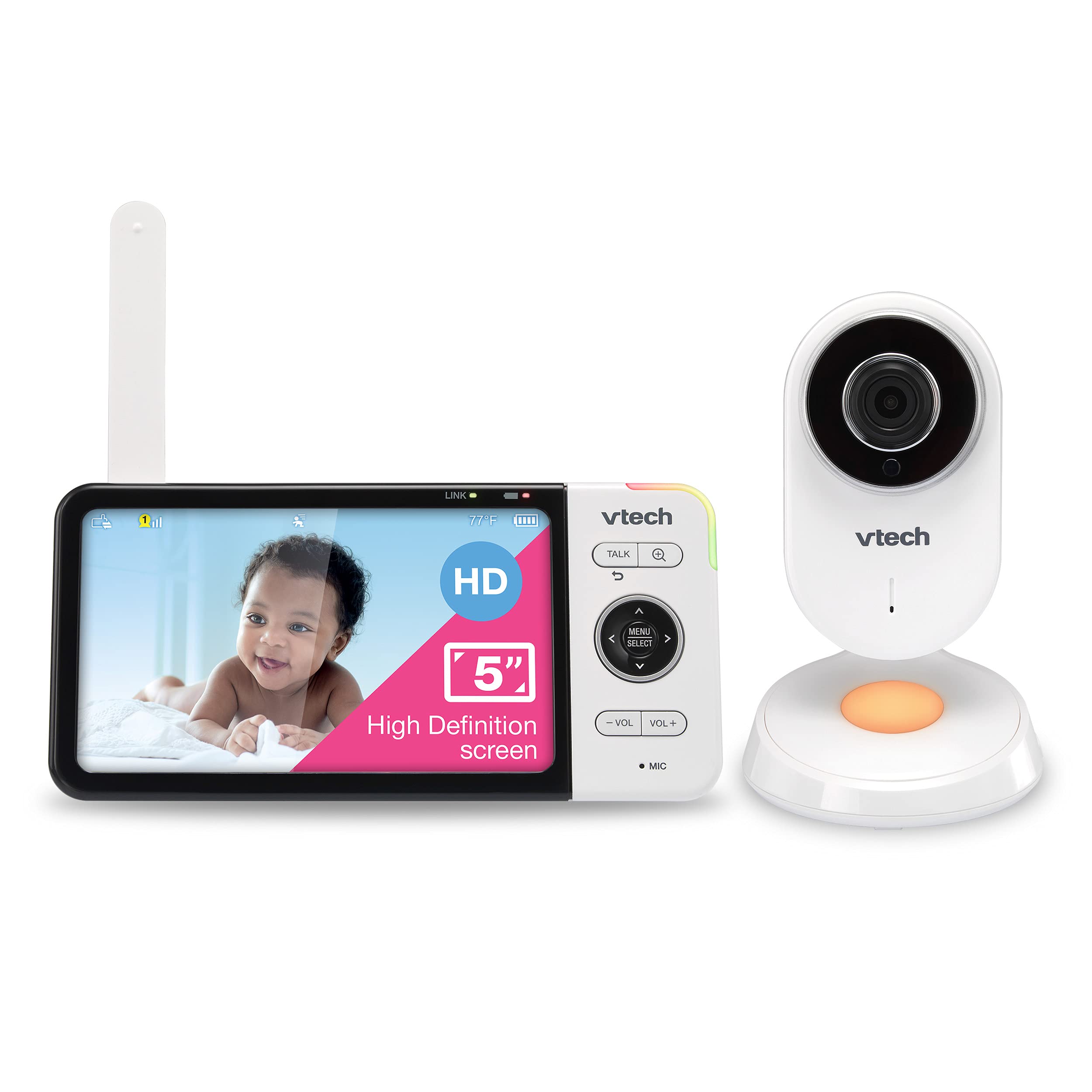 Monitor De Vídeo Vtech Vm818hd 720p Hd Con Pantalla De 5 Pulgadas - Venta Internacional. $2,674
