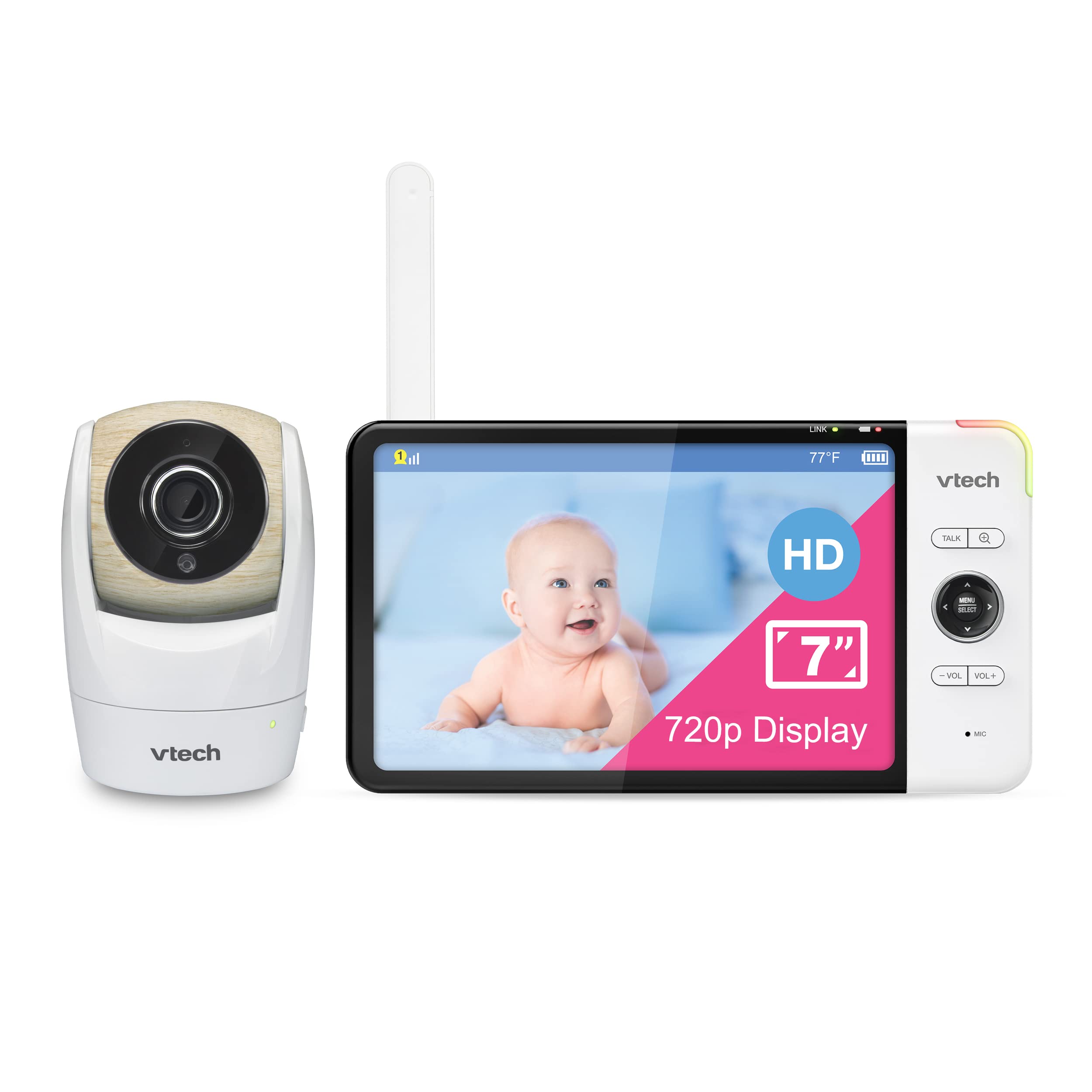 [monitor De Vídeo] Vtech Vm919hd Con Batería De 15 Horas, Pantalla Hd De 7 Pulgadas - Venta Internacional. $3,259