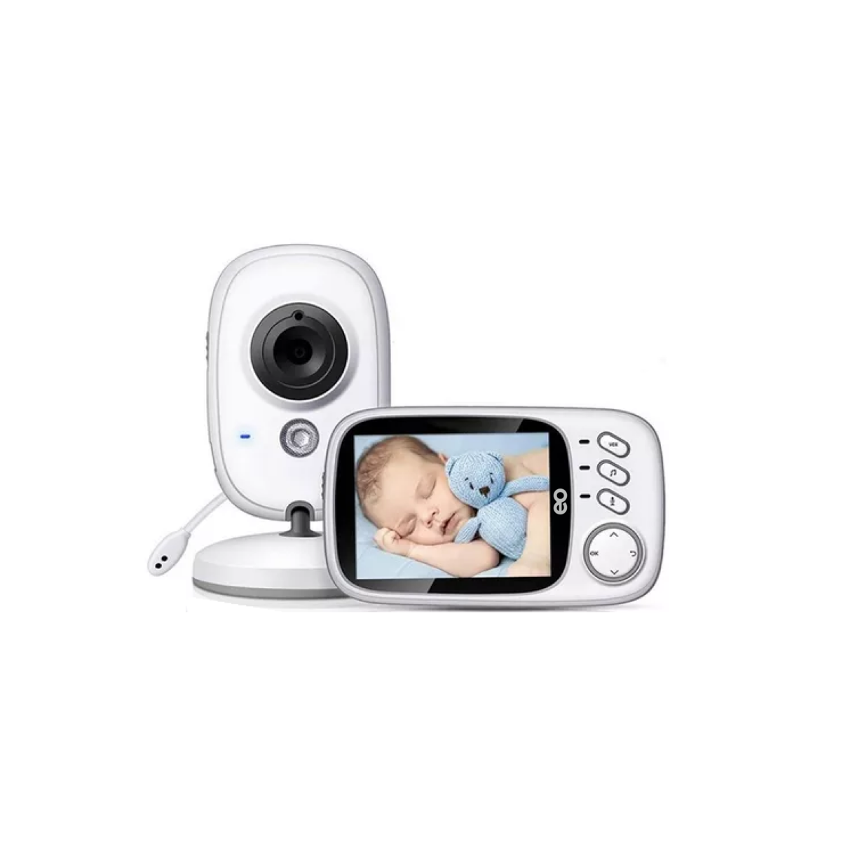 Foto 1 | Monitor para Bebé Eo Safe Imports ESI-10068-1 Blanco Visión Nocturna Inalámbrica y Audio
